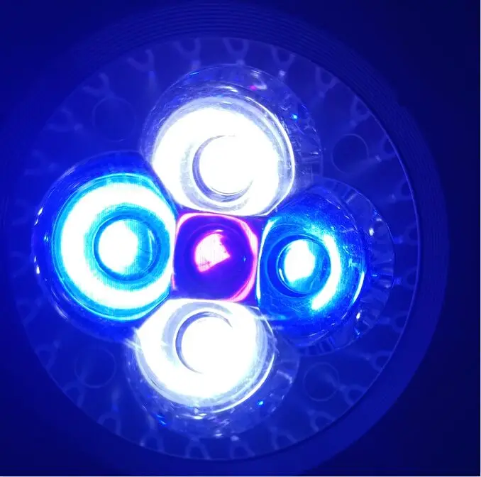 2blue2white1uv Настраиваемая светодиодная подсветка для растений с E27 держателем лампы гусиная шея с зажимом свет аквариума лампа для морской коралловый риф водорослей рыб растений - Испускаемый цвет: 2blue2white1uv