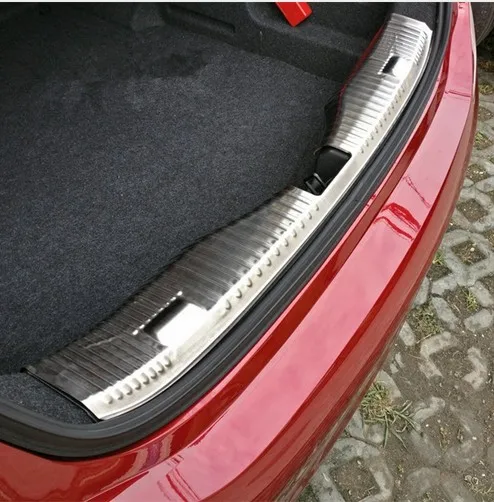 Высокое качество нержавеющая сталь задний багажник бампер защитная накладка 2