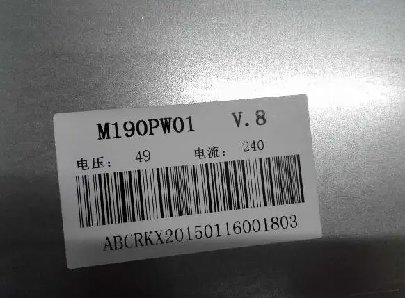 Оригинал + Класс 19 дюймов TFT ЖК-дисплей дисплей M190PW01 V8 экран 6 месяцев гарантии |