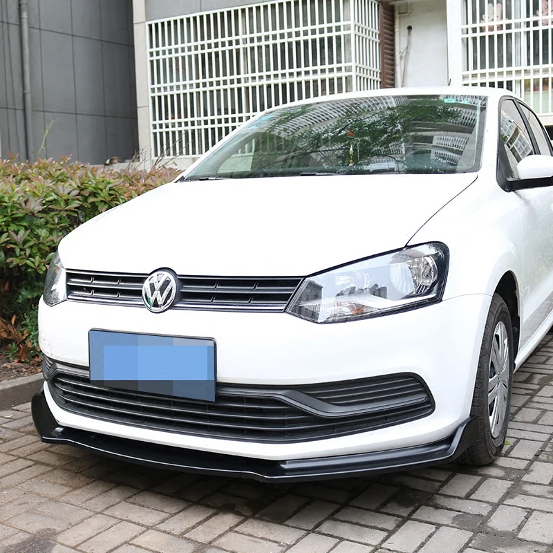 Для Volkswagen Polo Передний спойлер ABS передний бампер диффузор защитные бамперы для VW