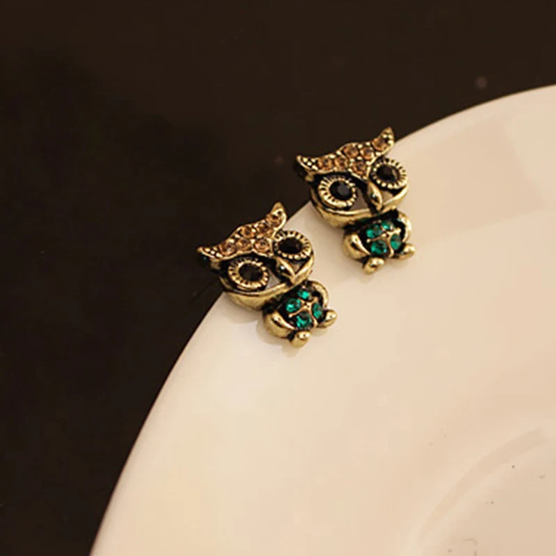Оптовая продажа ювелирных изделий хорошее качество Сова серьги женский Новинка