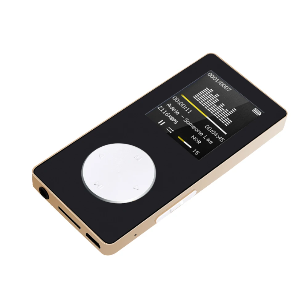 HiFi металлический MP4 плеер встроенный динамик 4 ГБ 8 16 1 дюйма экран FM радио