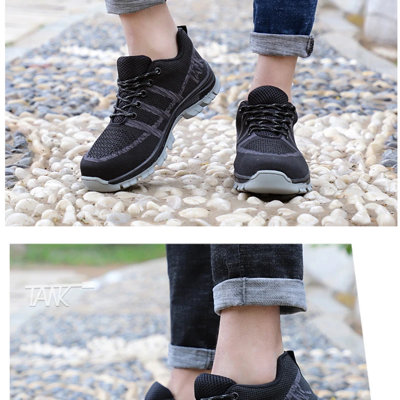 Botas De Trabalho De Segurança Dos Homens; большие размеры 36-46 Unissex Respirável; обувь на высоких каблуках; Sapatos De Trabalho "Снежная королева", обувь на высоких каблуках; Sapatos De Proteção
