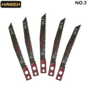 HANSCH джиг пилы 80*3 HSS NO.3 Металл быстро режется 5 шт. для Makita режущий инструмент подходит для твердой пробки фанера ламинированная доска