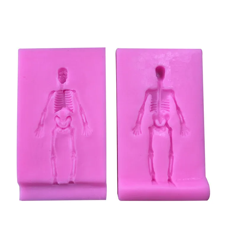 1 шт УФ смолы ювелирные изделия силиконовые формы 3D стереоскопический гроб крест скелет для DIY Intersperse украшения изготовления кулон ювелирные изделия - Цвет: 1