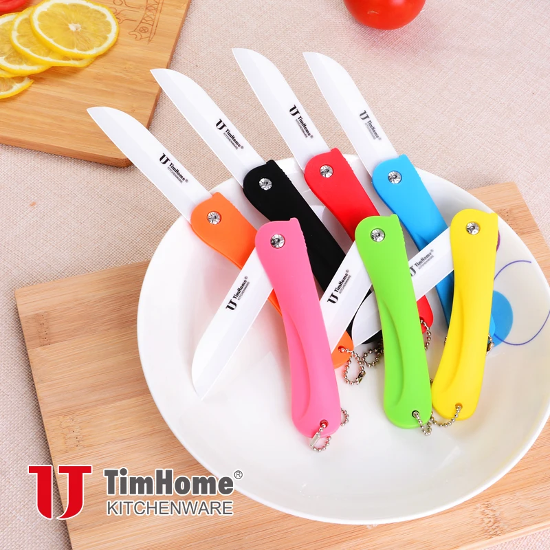 Складной керамический нож Timhome для кемпинга оригинальный складной 3 2 дюйма