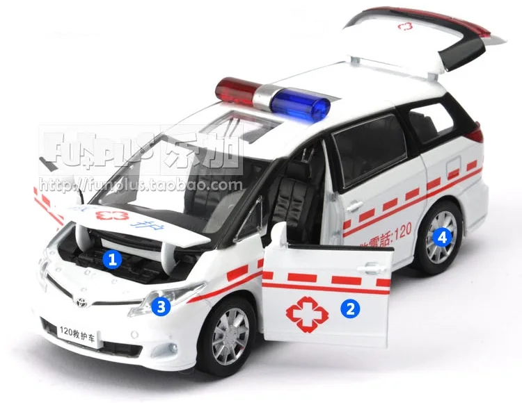 Высокая имитация изысканных моделей игрушек: ShengHui Стайлинг автомобиля Toyota Previa