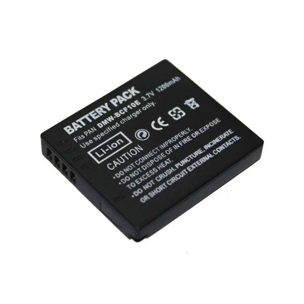 3 шт. 1200 мА/ч DMW-BCF10 DMWBCF10 Батарея для DMW-BCF10E ДМВ BCF10 DMC-FS12 DMC-FX60 z1 | Электроника