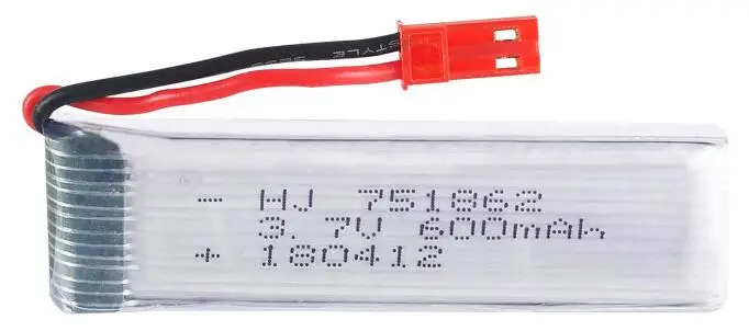 Литий-полимерный аккумулятор 3 7 в 600 мАч для Syma S032G WLtoys V929 V959 udi U818A запасные части