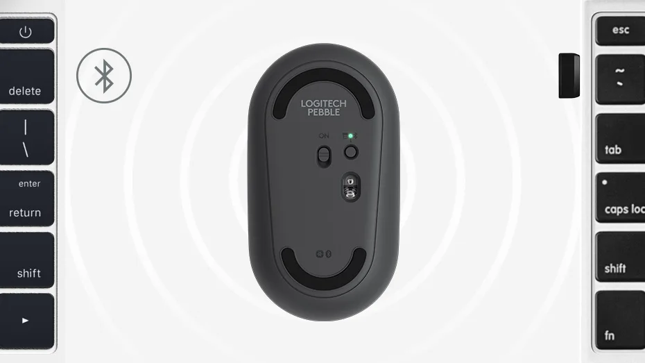 Logitech M350 Pebble Cobblestone легкая Бесшумная мышь Bluetooth беспроводная Двухрежимная Бесшумная портативная модная мышь