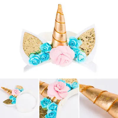 Повязка на вечерние с блестками и золотыми цветами 1 шт. головная повязка для