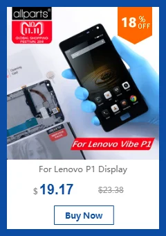 Дисплей для Lenovo S60 S60W S60T S60A LCD в сборе с тачскрином на рамке черный белый