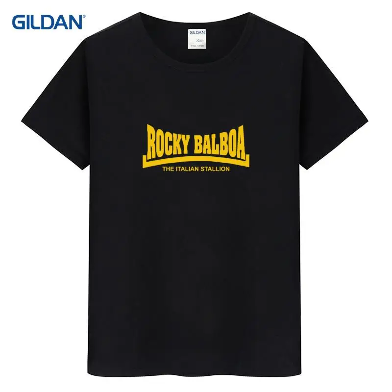 Рокки Бальбоа знаменитого фильма плакат 2017 ООН Футболка хоп col круглый хлопок