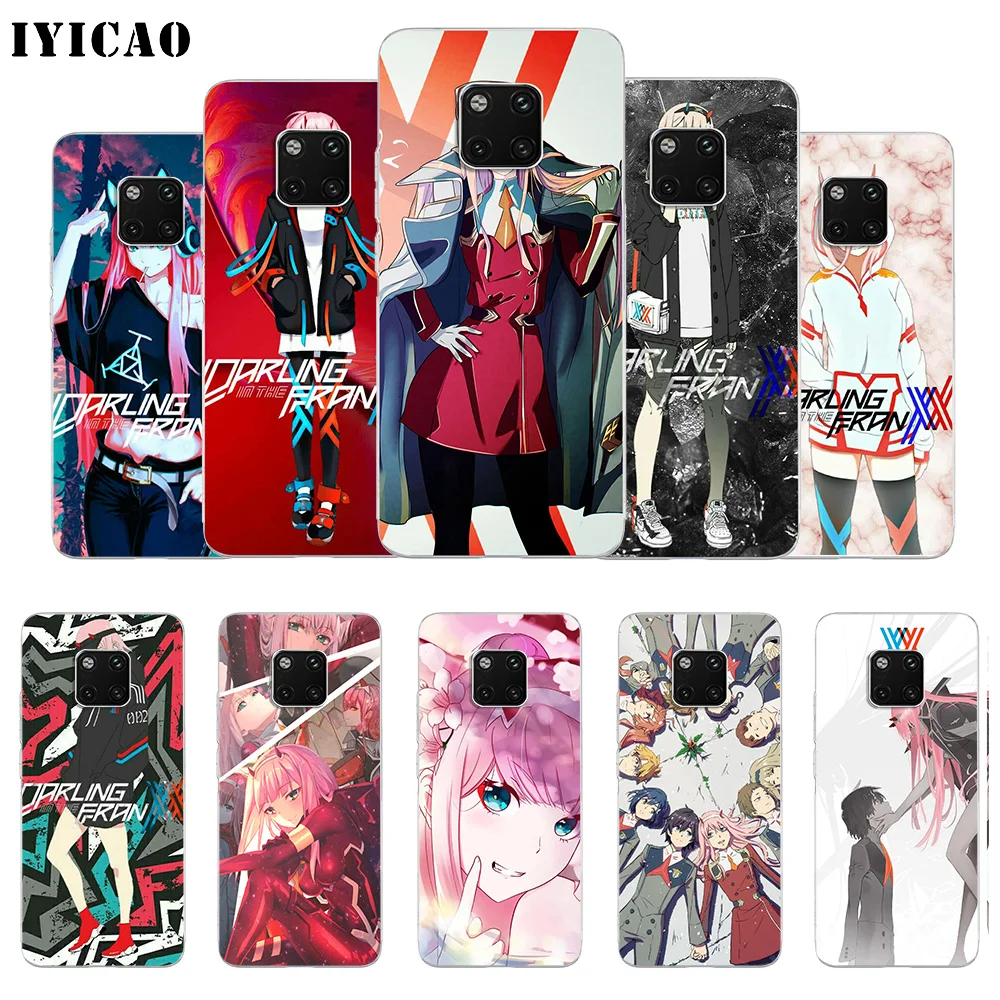IYICAO DARLING in the FRANXX Мягкий силиконовый чехол для телефона Huawei Mate 10 20 Lite Pro Nova 2 2i 3 3i 4 TPU
