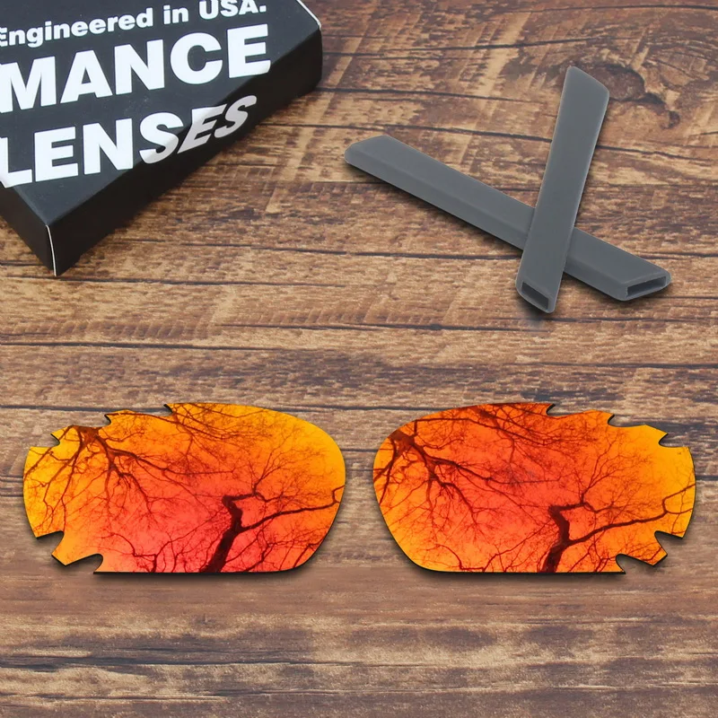 ToughAsNails Polarized Replacement Lenses & Gray Ear Socks for Oakley Jawbone Vented Sunglasses - Multiple Options