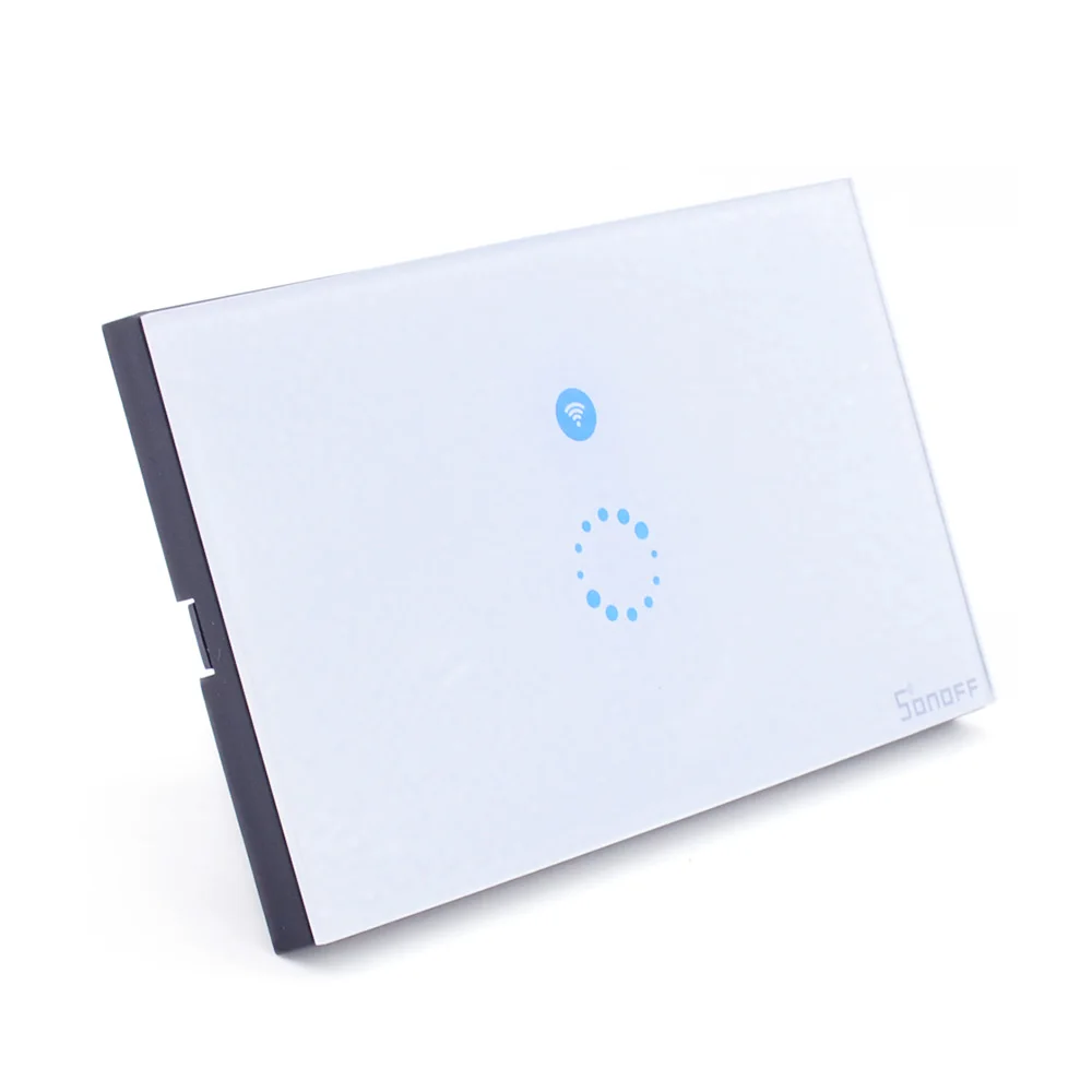 Sonoff Touch US EU Plug настенный Wifi выключатель света стеклянная панель сенсорный