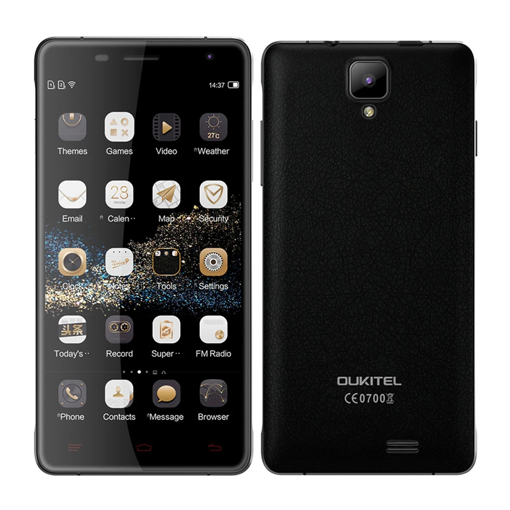 Original OUKITEL K4000 Pro 5.0" HD MTK6735 Quad Core 4G LTE Mobile Phone Android 5.1 2GB RAM 16GB ROM 8.0MP Dual SIM 4600mAh OTG