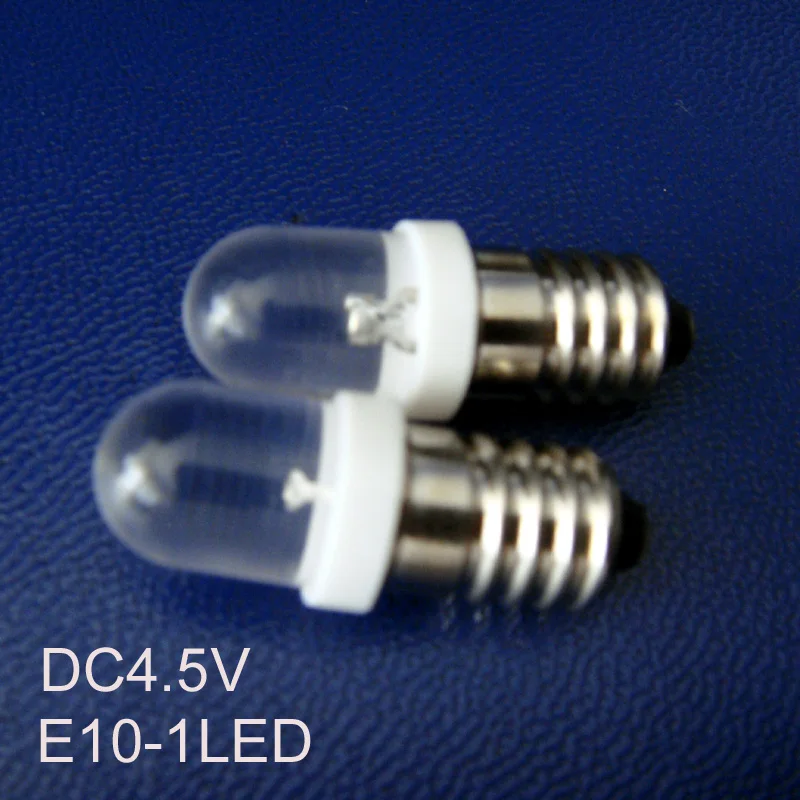 

High quality DC4.5V E10 led Signal light,E10 Led Indicator Light E10 Led Instrument light bulb lamp free shipping 1000pcs/lot