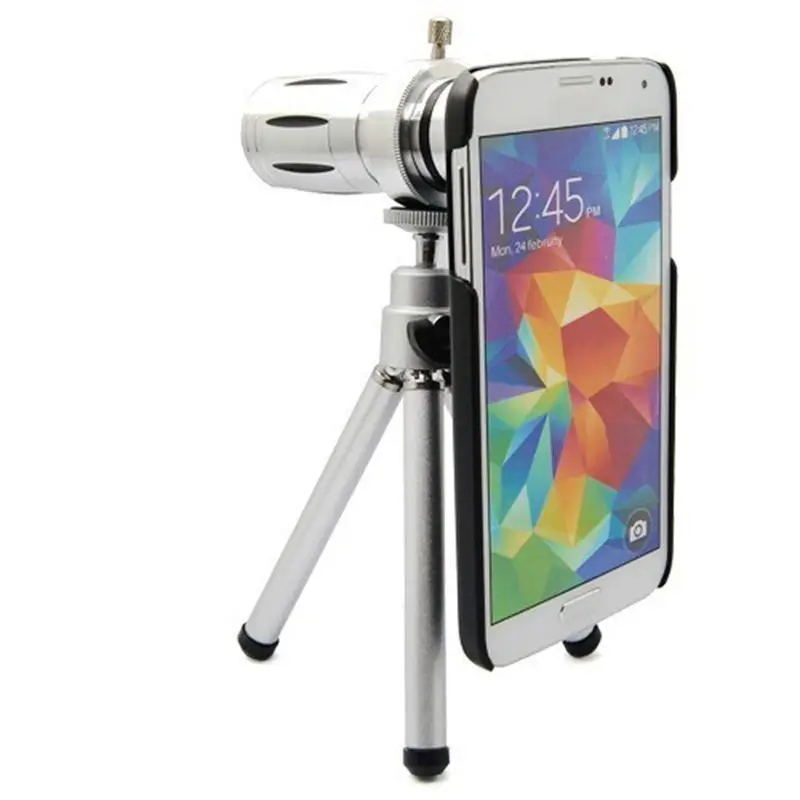 12X Оптическая лупа зум телескоп объектив + камера фото штатив для iphone X 8 7 6 6S PLUS SE 5