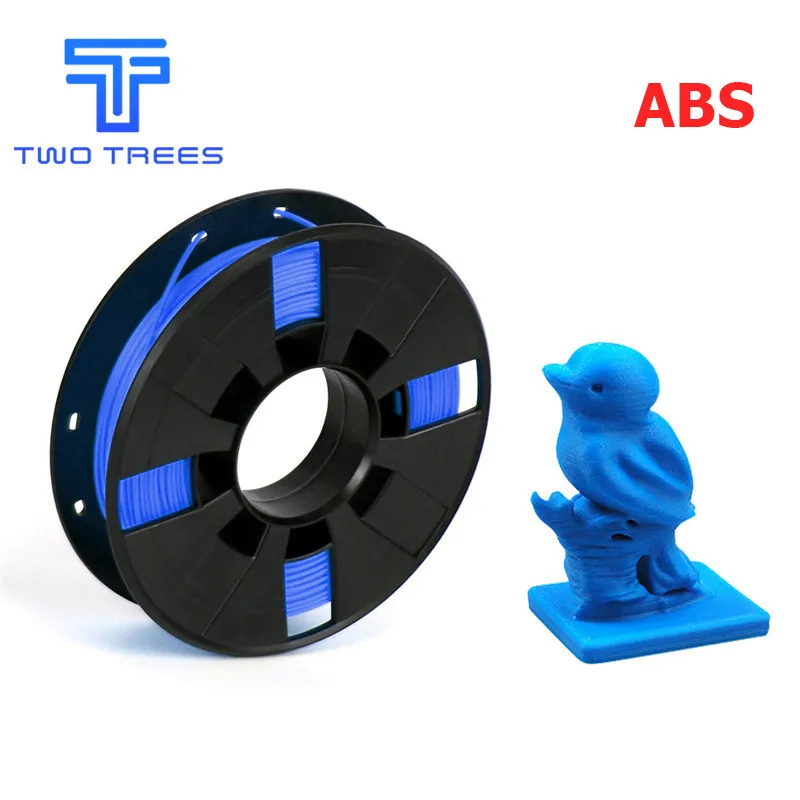 ABS blue DIY 3d Принтер Нити много цветов опционально PLA/ABS 1,75 для MakerBot RepRap пластиковые резиновые расходные материалы материал 0,2/кг - Цвет: ABS blue