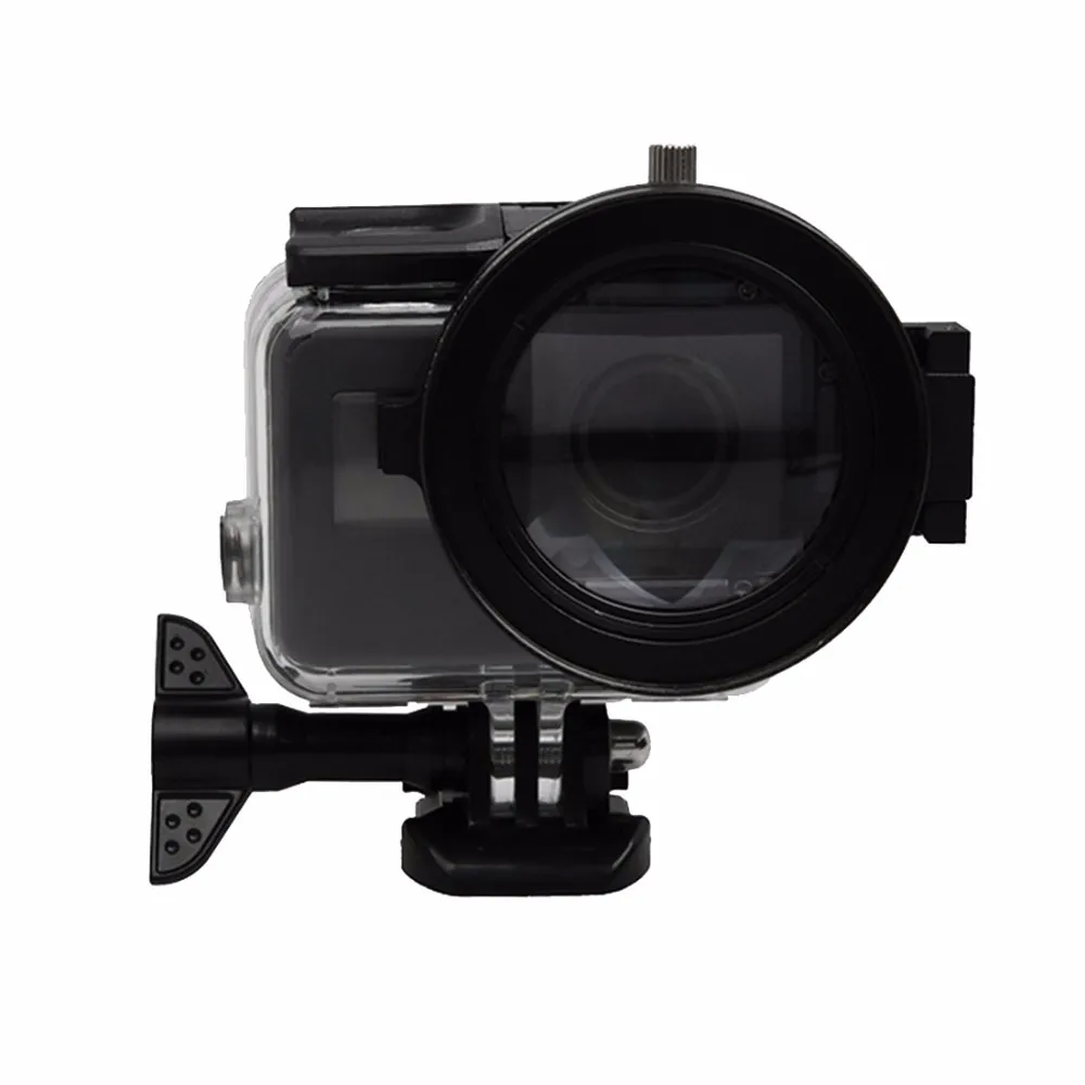 Для GoPro Hero5 Спорт действий Камера Профессиональный 58 мм 16x макрообъектив крупным планом фильтр с объективом База и переходное кольцо