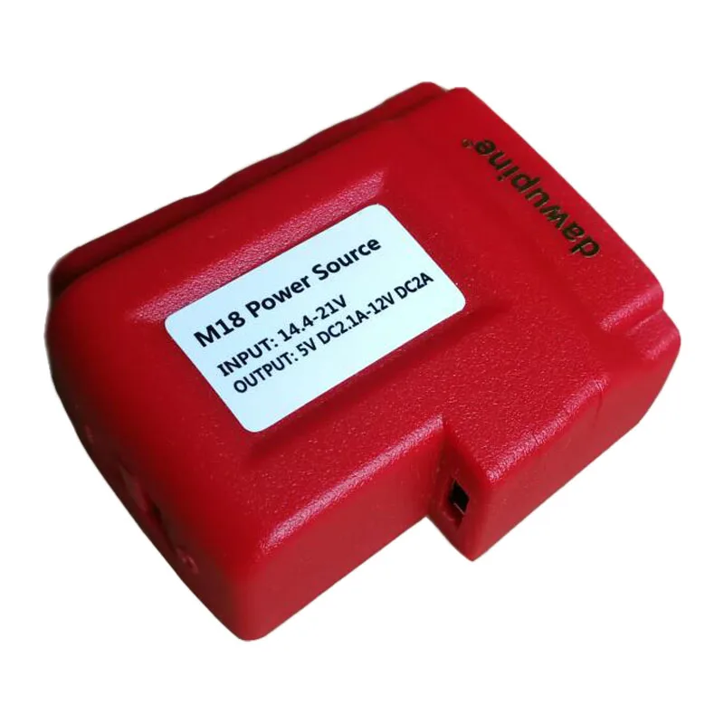 Daupine USB разъем питания для батареи Milwaukee 18V M18 2Ah 3Ah 4.5Ah 5Ah 6Ah зарядное устройство