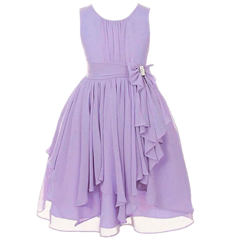 Children clothes for girls 3-13 years tulle dress pink navy orange yellow teal flower girl green party dresses weddings | Детская одежда