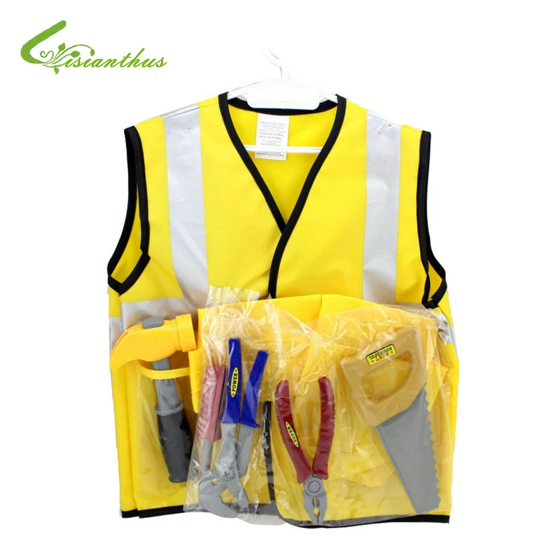 Boys Halloween Costumes Construction Worker Sets Cosplay Stage Wear Clothing Children Kids Party Clothes Free Drop Shipping New | Детская