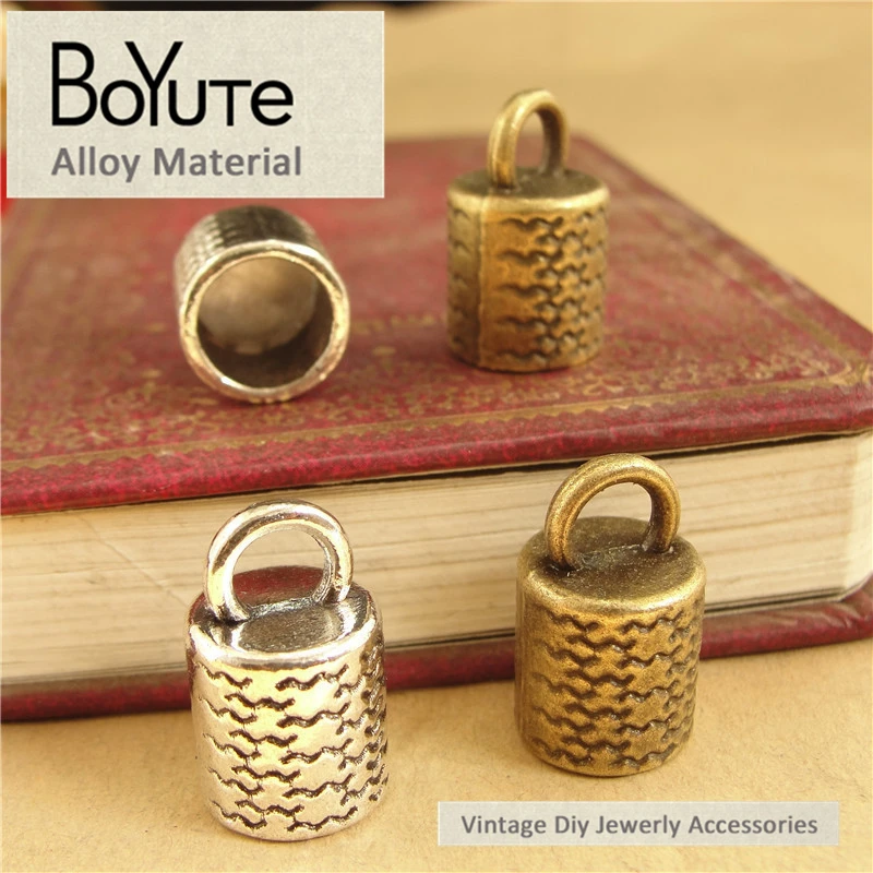 BoYuTe (30 шт./лот) 11*18 мм 2 цвета винтажный разъем из цинкового сплава кулон Diy модный