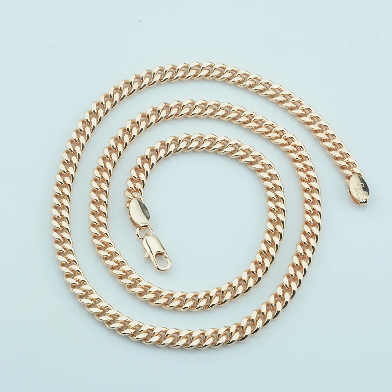 Цепочка Из панцирного плетения золотого цвета 5 мм 18 24 дюйма|jewelry factory|link chainjewelry