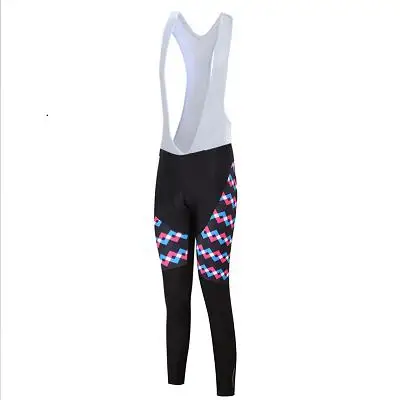 pants 11 Женский термо флис mtb велосипед комбинезон зима женский гелевый коврик для гонок Велоспорт колготки спортивные длинные шорты велосипедные брюки - Цвет: pants 11