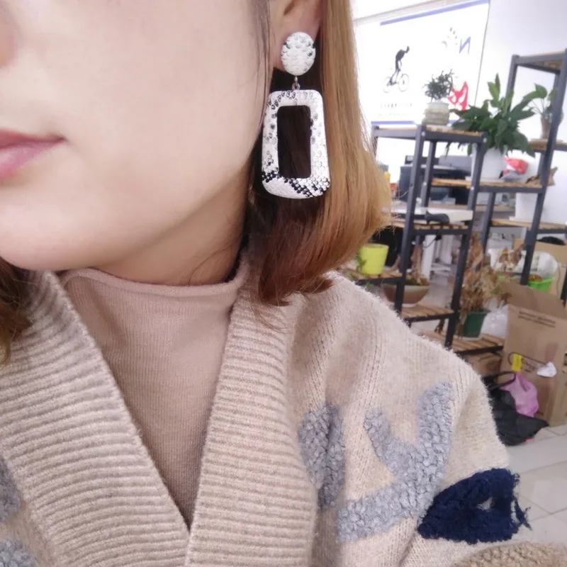 Модная подвеска из искусственной кожи с леопардовым принтом 4-20 шт./лот подходит