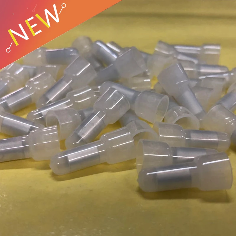 100 шт. 22-16 GA AWG закрытые концевые обжимные колпачки Калибр сплайсинга провода