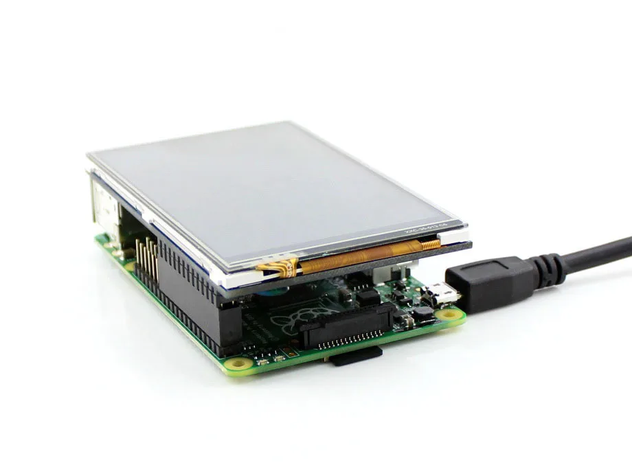 Raspberry Pi 3B + 3 5-дюймовый TFT резистивный сенсорный ЖК-дисплей для raspberry pi model b также