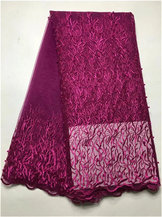 Нигерийская Тюлевая кружевная ткань 2019 элегантная бежевая африканская