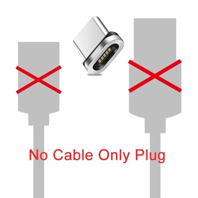 Магнитный кабель Micro usb type C адаптер для быстрой зарядки телефона type-C магнитное зарядное устройство USB C для iphone xiaomi samsung кабель Microusb - Цвет: Only Type C Plug