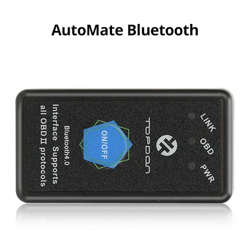 TOPDON V1.5 ELM327 OBD2 сканер автомобильный OBD диагностический инструмент wifi автоматизированный супер ELM 327 считыватель кодов сканирующий инструмент для iPhone - Цвет: AutoMate Bluetooth