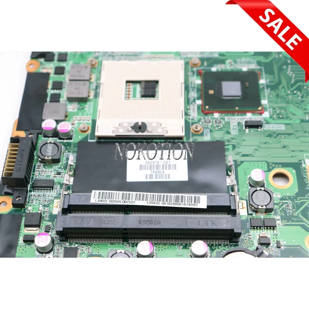 NOKOTION 580976-001 DA0UP6MB6F0 для Hp pavilion DV6 DV6-2100 материнская плата для ноутбука PM55 DDR3 GT210M GPU Бесплатный процессор