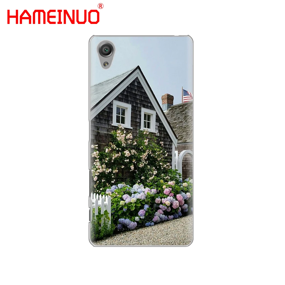 

HAMEINUO House With Flowers At Windows Cover phone Case for sony xperia z2 z3 z4 z5 mini plus aqua M4 M5 E4 E5 E6 C4 C5