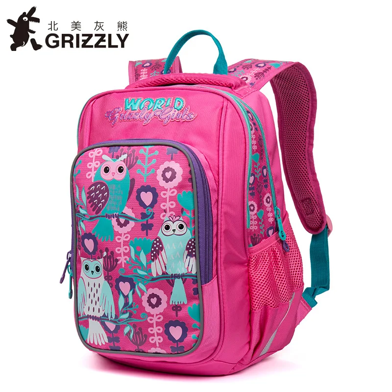 Children School Bags for Girls School Backpacks Cartoon Owl Pattern Waterproof Breathable Orthopedic Backpack Kids Book Bag