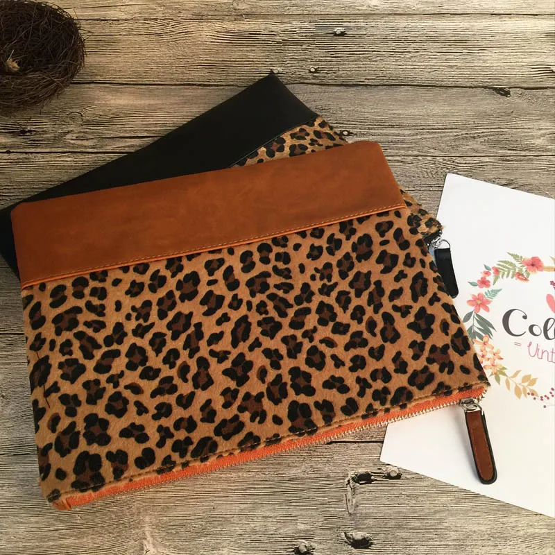 

Short-hair Leopard Handbag Wholesale Blanks Leopard Patchwork Clutch Bag Bridemaid Gift Evening Bag DOM106668