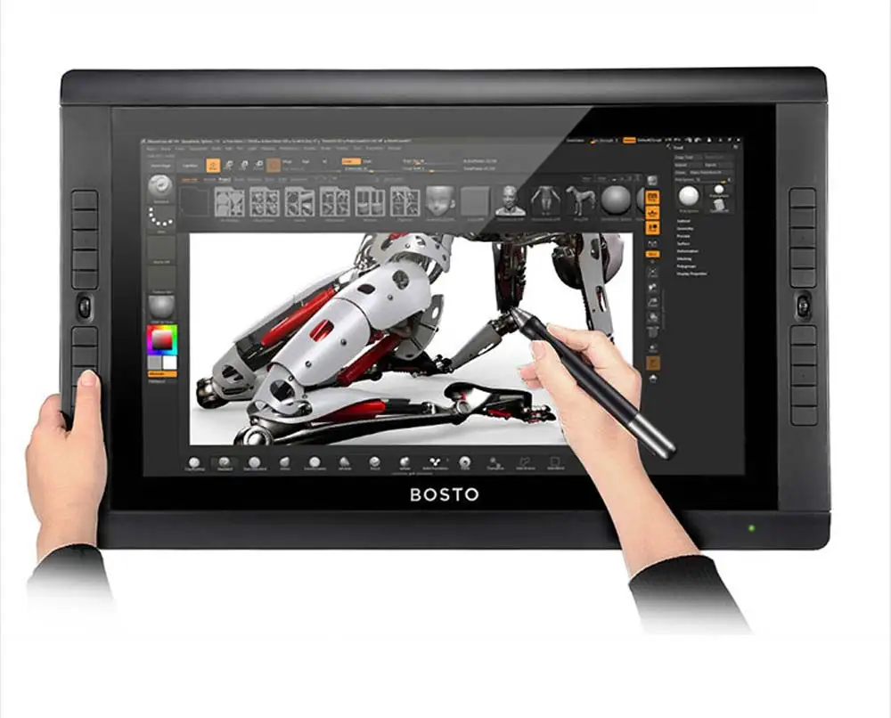 BOSTO KINGTEE 22HD mini, 2" Full панель HD IPS полный угол с ручкой без батареи/есть ластик функция на ручке, планшет монитор
