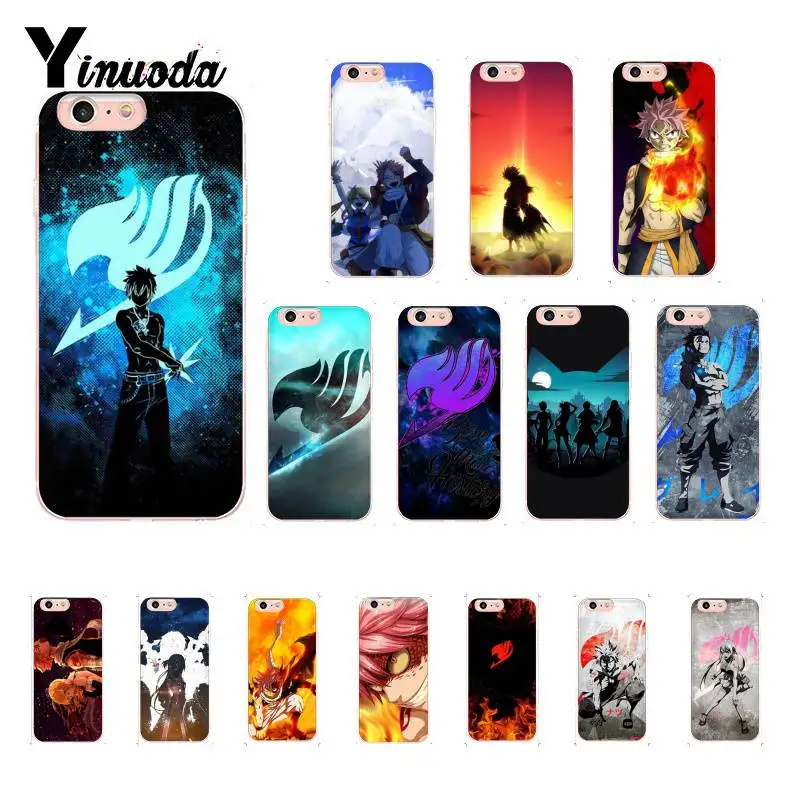 Yinuoda Аниме Манга Фея Хвост Логотип Новое поступление чехол для телефона iPhone 8 7 6 6S