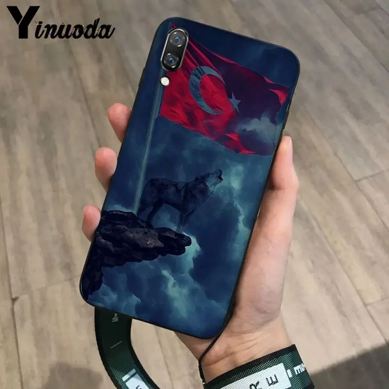 Флаг индейки анталиа Мустафа волк флаг для Huawei Mate10 Lite P20 Pro P9 P10 Plus Mate9 10 Honor View