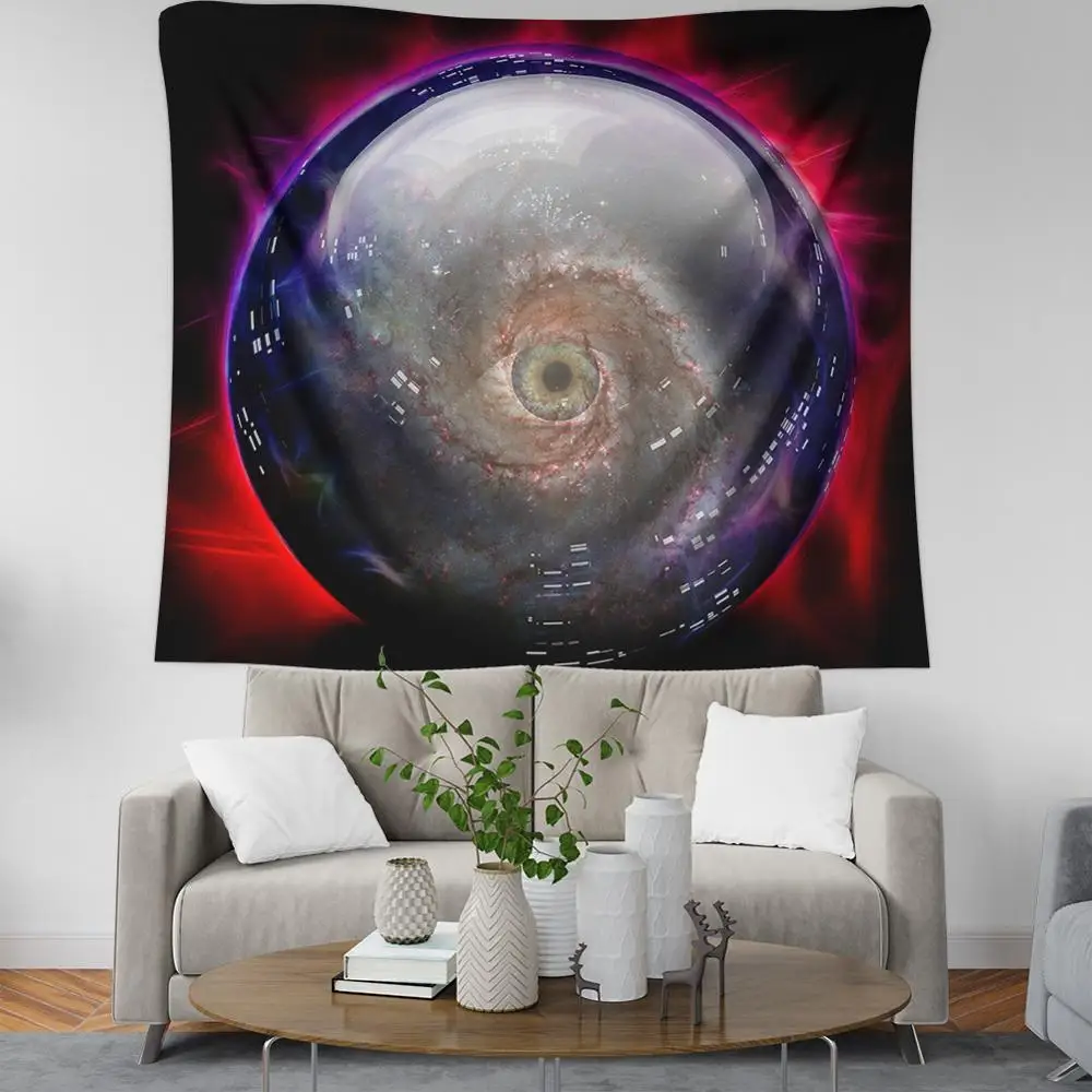 Психоделический настенный гобелен god eye лист из полиэстера Настенная ткань