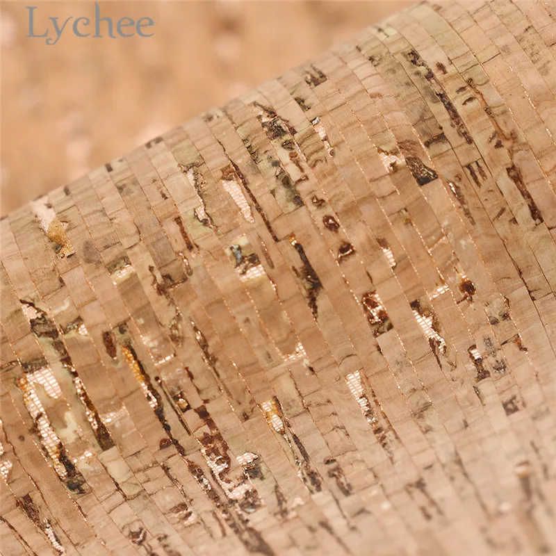 Lychee Life 21x29 см A4 мягкая пробковая искусственная ткань высокого качества имитация дерева Синтетическая Кожа DIY материал для сумки ремни одежды