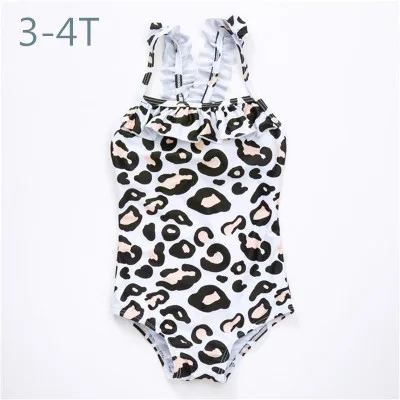 Купальный костюм для маленьких девочек; Maillot De Bain fille enfant; цельный леопардовый купальник из полиэстера; летний купальник для девочек; Bimba Playa Bebe - Цвет: 6