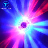 transctego mini laser disco stage light 48 led rgb projector lighting sunflower bar dj sound background wall lights party lamp