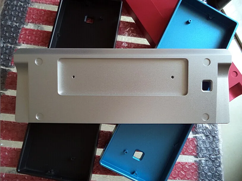 60% металлический чехол CNC рамка для механической клавиатуры расположение покера