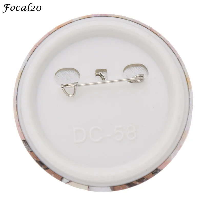 Focal20 Trendy PVC Attack On Titan Badge Cartoon Figure Cute Brooches Fashion Round Brooch Pins Backpack Decoration | Украшения и
